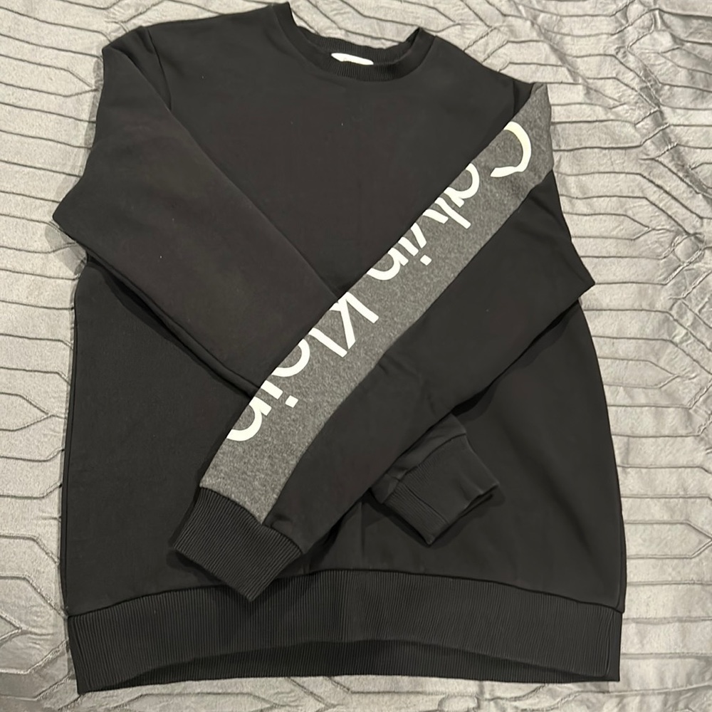 Men’s Black Calvin Klein Sweatshirt Size S